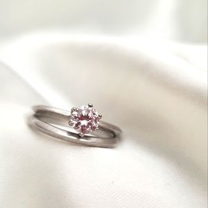 Sterling  Silver wedding ring set